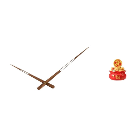 Manecillas de reloj de pared, piezas de madera, repuestos para bricolaje, accesorios ligeros, fácil instalación, ideales para reparar o reemplazar rel