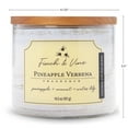 thumbnail image 3 of Carolina Candle Pineapple Verbena 14.5Oz, 3 Wick Candle, White, 3 of 6