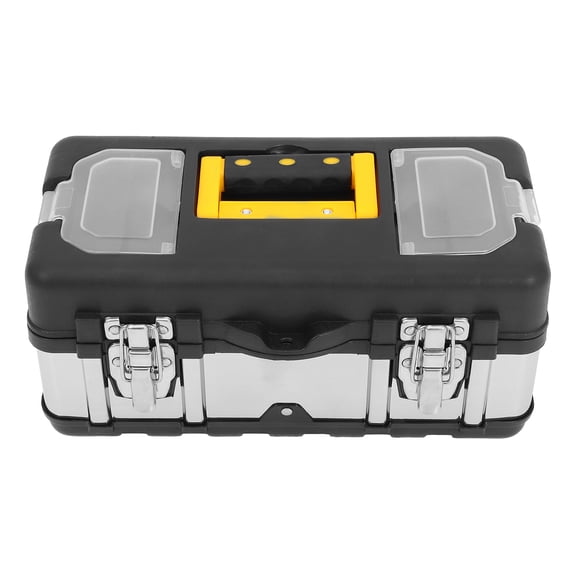 KAKOWELY Lightweight Stainless Steel Travel Tool Storage Box and Portable Organizer for Easy Carry