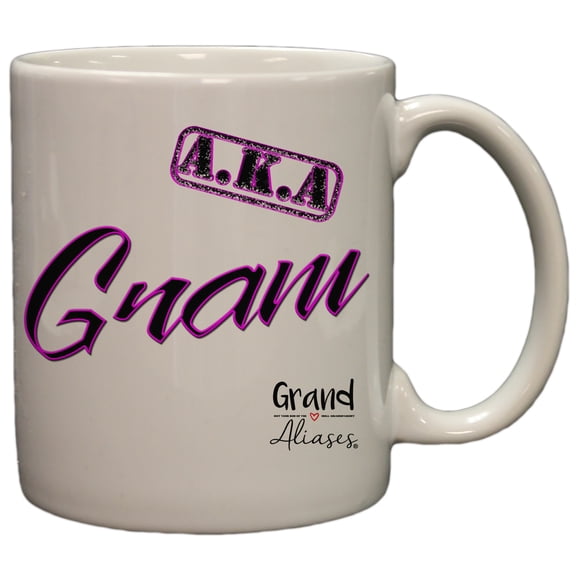 Grand Aliases Series Grandmother "A.K.A. Gram" 11oz Coffee Mug