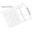 thumbnail image 1 of pstuiky Extendable & Retractable Storage Shelf Adjustable Layered Divider for Cabinets & Wardrobes No Drill Installation, Removable Panels Plastic Organizer Rack for Home & Kitchen, 1 of 6