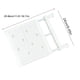 thumbnail image 2 of Contenedores de almacenamiento, armario extensible, organizador de armarios expandible, estante de almacenamiento de metal ajustable, divisor retráctil en capas, adecuado para gabinetes, guardarropas,, 2 of 5