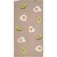 thumbnail image 7 of SKYSONIC Avocado Soft Hand Towels 2-Piece Absorbent Bath Towel Decorative Fingertip Towels for Bathroom Gym Spa Hotel Beach Swimming Pool,14.4" x 28.3", 7 of 7