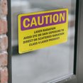 thumbnail image 4 of (2 Pack) Laser Radiation Avoid Eye Or Skin Exposure OSHA Caution Radiation Sign, 4 of 7