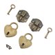 thumbnail image 5 of 2 Conjuntos Con Encanto De La aleación De Zinc En Forma De Corazón, Solución De Seguridad Para Cajas Antiguas, Artesanos Y Entusiastas De Bricolaje, 5 of 7
