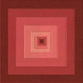 thumbnail image 1 of Ahgly Company Indoor Square Patterned Love Red Area Rugs, 8' Square, 1 of 6