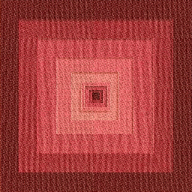 Ahgly Company Tapis d'Intérieur Lavable en Machine Carré Rouge Transitionnel, 4 Pieds Carré