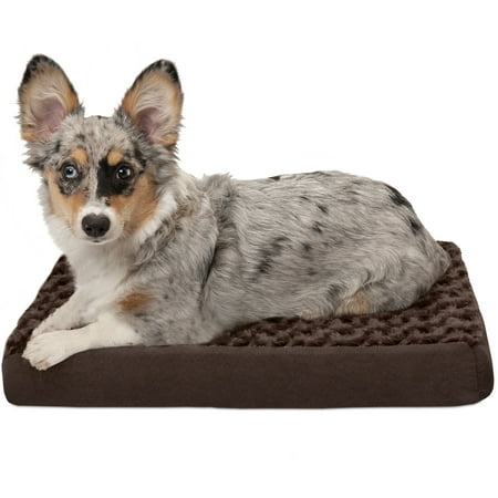 UPC: 0815181022907 | FurHaven Pet Products Ultra Plush Deluxe Cooling Gel Memory Foam Pet Bed for Dogs & Cats – Chocolate  Small