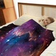 thumbnail image 5 of Galaxy Blanket Kids Boys Gifts- Outer Space Universe Stars Throw Blanket for Teens Teenagers Girls Men Fantasy Purple Starry Sky Decor Soft Cozy Warm Plush Throw Birthday 50"x60", 5 of 6