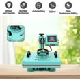 thumbnail image 2 of QinaQin 6 in 1 Sublimation Heat Press Machine, 15x15 Inch, Green, 2 of 7