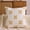 Four-leaf clover, variant on Taibuwu Luxury Embroidered Throw Pillow Decorative Pillow, Square Accent Pillow Cushion for Sofa, Couch, Bed, Living Room & Bedroom, 18"x18", [Color/2-Pack]