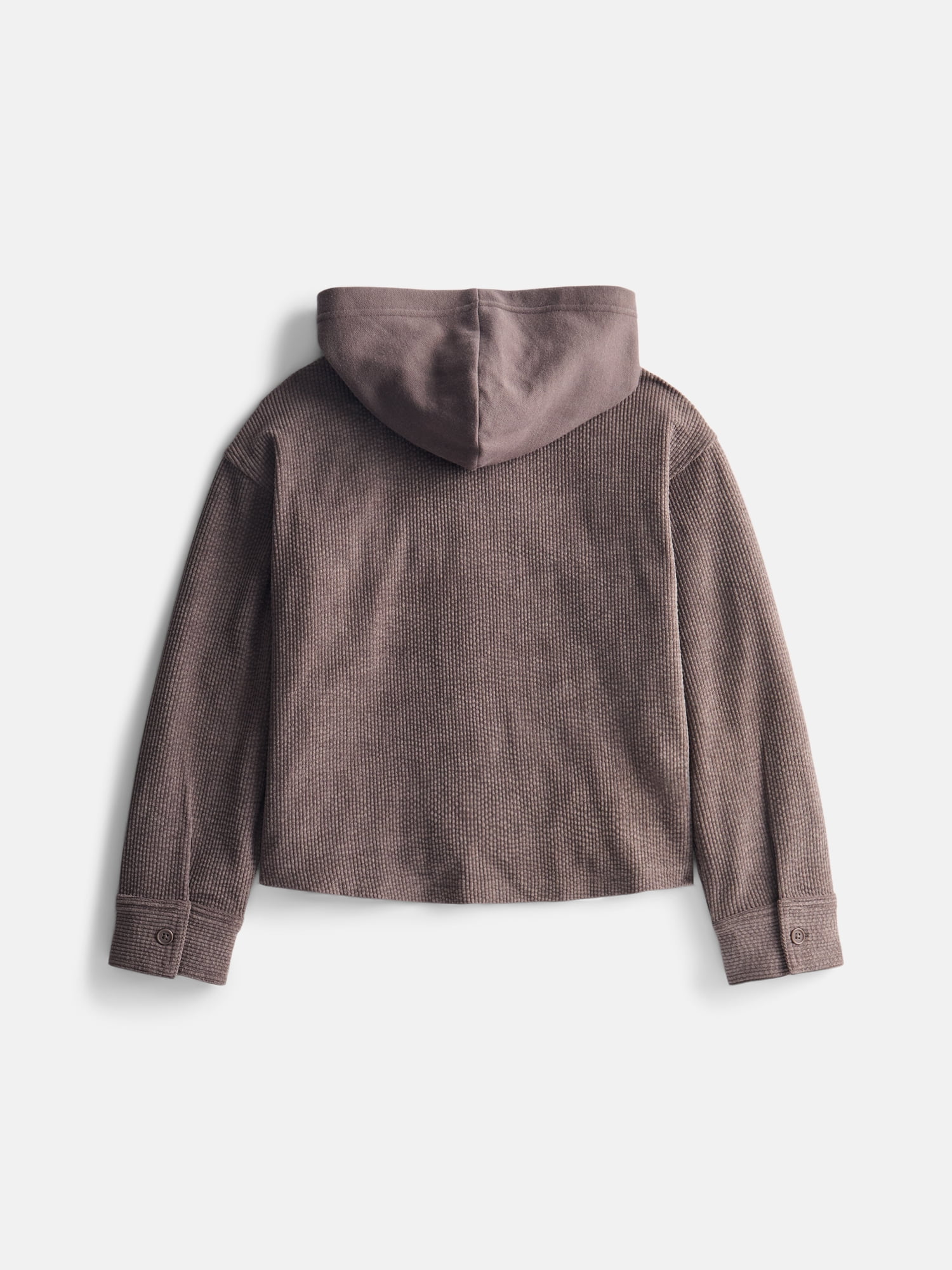 Wonder Nation Boys Hooded Corduroy Shacket, Sizes 4-18 & Husky
