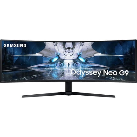 SAMSUNG 49" Class Odyssey Neo G9 Dual QHD 240Hz 1ms G-Sync Compatible Quantum HDR2000 Curved Gaming Monitor - LS49AG952NNXZA