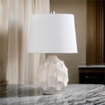 thumbnail image 6 of Benjara 22" Table Lamp- Cream Round Cascading Ceramic Design Urn- Brushed Metal, 6 of 6