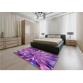 thumbnail image 4 of Ahgly Company Indoor Round Patterned Tyrian Purple Area Rugs, 7' Round, 4 of 6