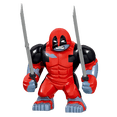 thumbnail image 4 of Bloques de construcción Anime Disney Modelo Figuras Gran Duende Spiderman Iron Man Venom Capitán Hawk Deadpool Technic Armadura Ciudad Regalo Juguete, 4 of 5