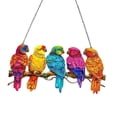 thumbnail image 4 of Decoración colgante de ventana Perfecl Adorno artístico Pájaros acrílicos Estilo A, 4 of 8