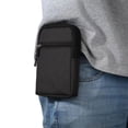 thumbnail image 7 of Multipurpose Vertical Smartphone Pouch Cell Phone Holster with Belt Loop Waist Pouch Bag for Men Women iPhone 11 Pro Max Xs Xr X 8 7 Plus Galaxy Note 20 S20 S10 Note 10 Plus, 7 of 7