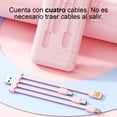 thumbnail image 3 of Power Bank Pila Batería Recargable Kimhi Carga Rapida 20,000mah Portatil Con 4 Cables 1 Puerto Usb Cargador Para Celular Tablet Banco De Energia Con Pantalla Led Y Linterna, 3 of 6