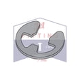 thumbnail image 2 of .062" Retaining Rings | E-Style | Steel | Black Phosphate (Quantity: 3000), 2 of 3