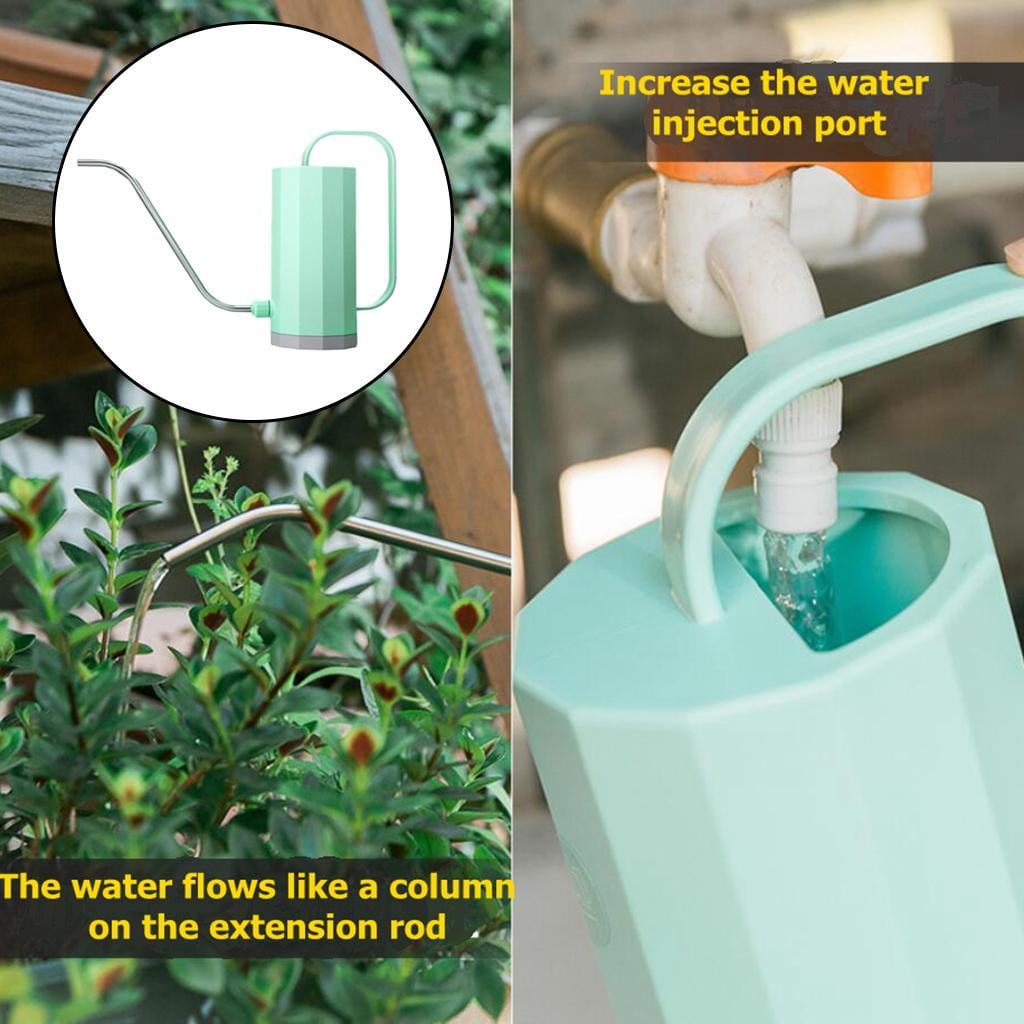 Plant Watering Can Small Water Pot Candy Color Detachable for Outdoor Indoor Flowers Bonsai Cactus Airplants House Plants Gardening green