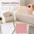 thumbnail image 4 of Royal Green Color Coding Labels 0.375 inch Round Sticky Label 3/8 Small Dot Stickers for Labeling 10mm, 7000-Pack (Metallic Red), 4 of 6