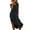 Dark Gray, variant on VEKDONE Linen Dresses for Women Crew Neck Sleeveless Sundress Solid Color Loose Fit Flowy Maxi Dress with Pockets Summer Vacation Beach Dress Gray XXL