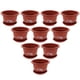 thumbnail image 5 of 10 macetas redondas para flores, para vivero, para el hogar, 5 of 6