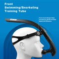 thumbnail image 3 of Snorkel de natación ZIONOR T1 para entrenamiento de regazo y buceo, color negro, 3 of 8