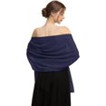 thumbnail image 2 of ORUYROP Châle Foulard Enveloppements Doux Chiffon Dentelle Pashmina pour Robes de Soirée pour occasions Formelles, 2 of 7