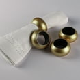 thumbnail image 2 of Richland Napkin Rings Gold 2.3" Set of 12, 2 of 2