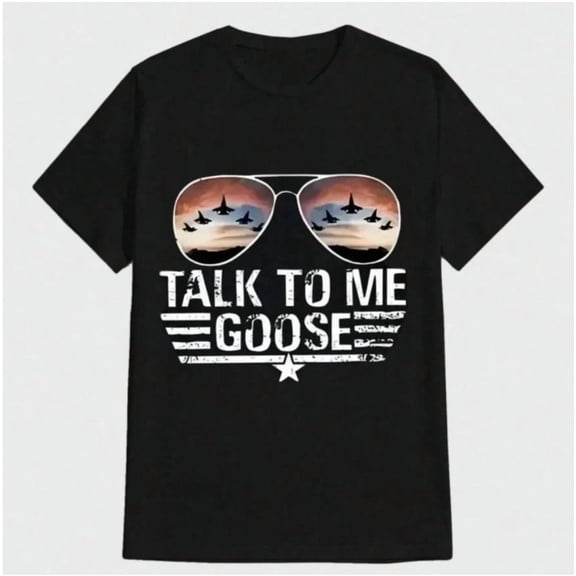 Talk To Me Goose Top Movie Parody Heavy Casual Unisex T-Shirt up to size 5XL