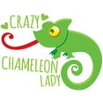 thumbnail image 3 of CafePress - Crazy Chameleon Lady Pajamas - Women's Dark Pajamas, 3 of 4