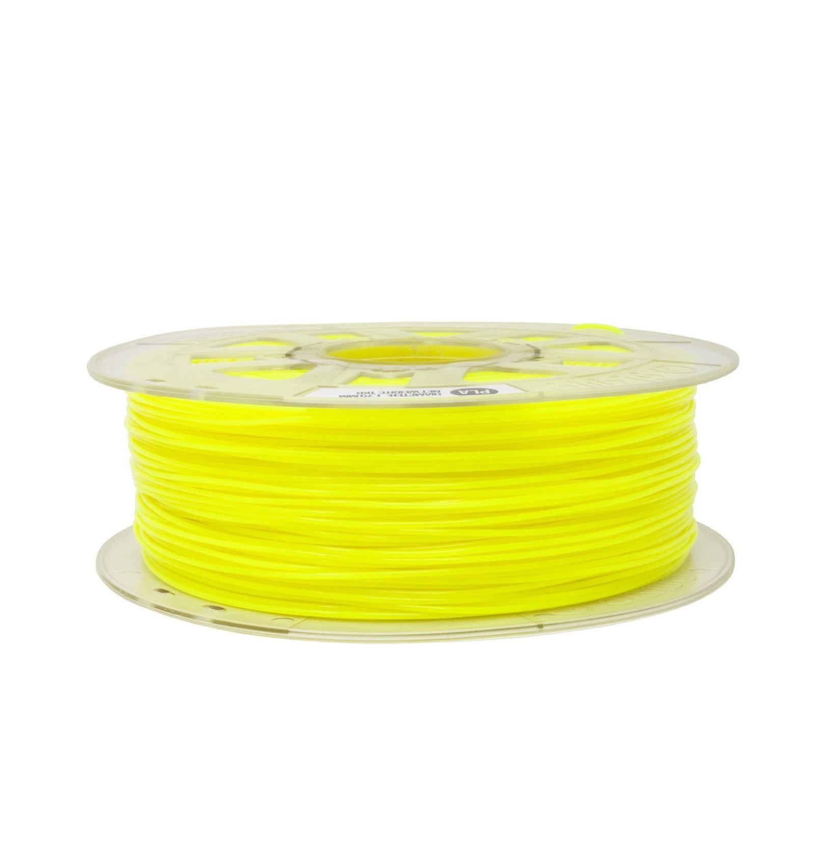 3 mm PLA Filament, 1 kg for 3D Printers, Light Yellow