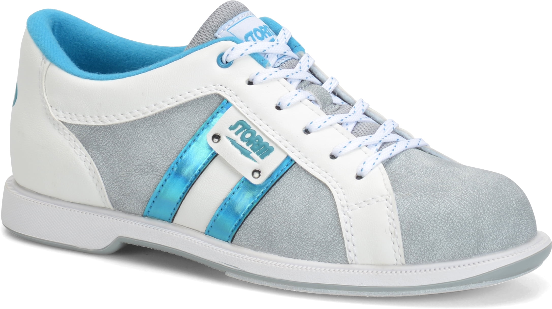 Storm Womens Strato White/Grey/Teal Shoe Size 10