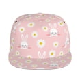 thumbnail image 2 of Fotbe Rabbit Sunflower Flat Bill Visor Cap Classic Snapback Hat Polyester Foam Trucker Hat Trucker Cap Adjustable Baseball Cap, 2 of 9