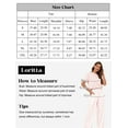 thumbnail image 5 of Loritta Lounge Set Womens 2 Piece Outfits Short Sleeve Round Neck Pajamas Striped Sleepwear Pants for Women S-2XL, 5 of 6