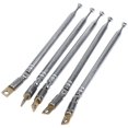 thumbnail image 1 of 5 Pcs 32cm Length 5 Section Telescopic AM FM Radio Antenna 180 Degree, 1 of 7
