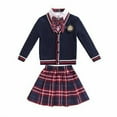 thumbnail image 3 of LIaqionyy Girls Pleated Skirts Kids Plaid School Uniform A-Line Skirts High Waisted Mini Skort 9-16Years, 3 of 4