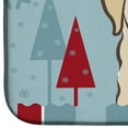 thumbnail image 4 of Carolines Treasures BB1748DDM Winter Holiday Golden Retriever Dish Drying Mat 14 x 21" multicolor, 4 of 7