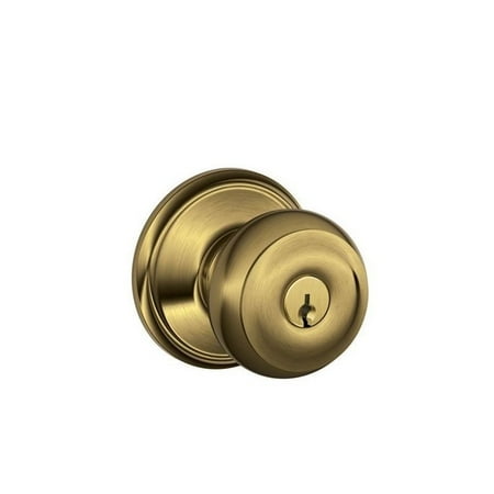 Geo 609 Entry - SCHLAGE F51A GEO 609 Knob Lockset,Mechanical,Entrance,Grd. 1