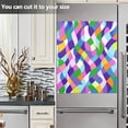 thumbnail image 3 of Yayeee Magnetic Dishwasher Cover for The Front Decoration Home Kitchen Machine Sticker Protector, Green Wavy Plaid, 3 of 6