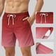 thumbnail image 5 of Pantalones Cortos de la Cintura Elástica con Bolsillos de la Moda Casual de los Hombres con Poliéster Transpirable de Secado Rápido, Pantalones de Playa de la Cintura Elástica de Varios Bolsillos par, 5 of 5