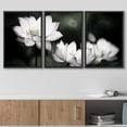 thumbnail image 3 of wall26 - Beautiful Lotus Background - Framed Canvas Art Wall Art - 16"x24"x3 Black, 3 of 5