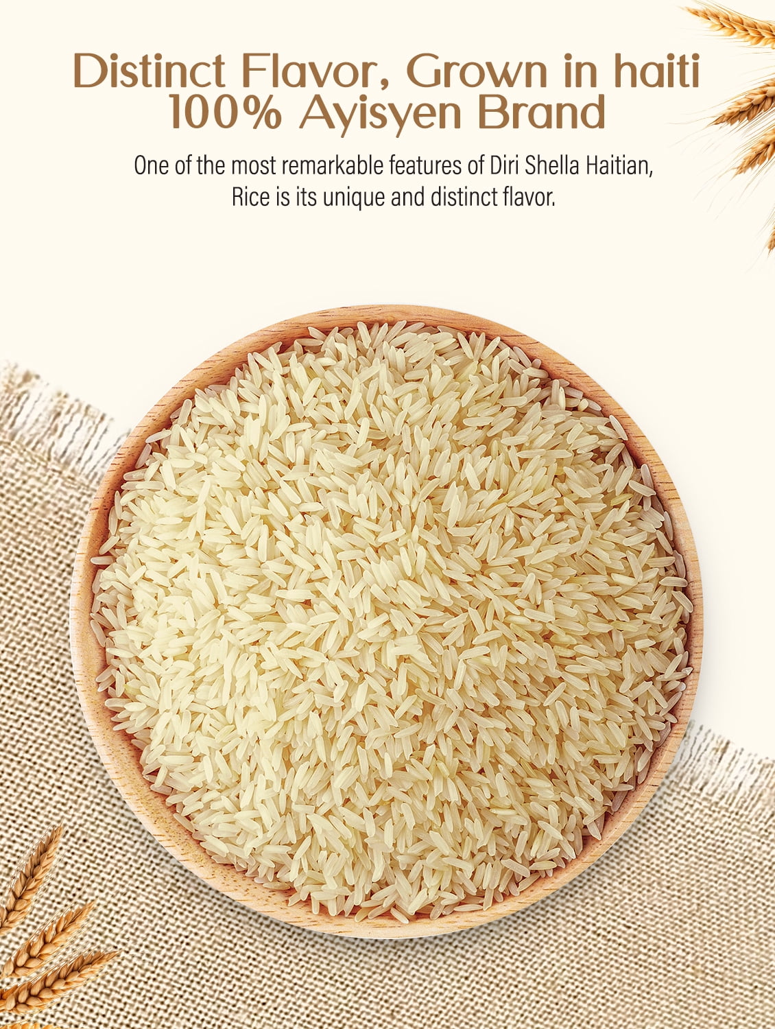 Riz Shella - Diri Shella - Rice Shella - Directly from Haiti - 100% Ayisyen
