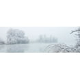 thumbnail image 2 of Hillert, Peter 18x9 White Modern Wood Framed Museum Art Print Titled - Winterlandschaft II, 2 of 4