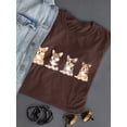thumbnail image 3 of Corgi Pups Banner T-Shirt Women -Image by Shutterstock, Female XX-Large, 3 of 4