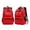 Red, variant on Unisex Classic Solid Color Laptop Backpack, Large Capacity Water Resistant Casual Daypack with Multi Pockets, Adjustable Breathable Shoulder Bag for School Business Travel Outdoor Sports