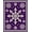 Purple, Pattern 2, variant on ODIKA 4'x6' Machine Washable Non-Slip Area Rug, Abstract Cloud Swirl Contemporary Modern Minimalist Art High Traffic Rug, Pink, 504428