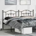 thumbnail image 1 of vidaXL Metal Headboard Black 180 cm, 1 of 4